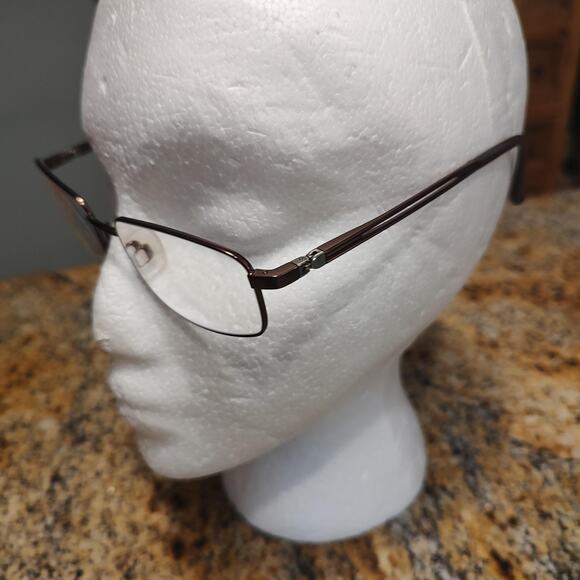 Turboflex TF368 Eyeglasses Mens Full Rim Rectangular Optical Frames 54 18 140 - Picture 1 of 13